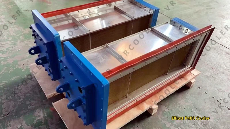 Elliott P400 Cooler FP0503-1 First stage intercoolerFP0502-1 Second stage intercooler Elliott P400 Cooler FP0503-1 First stage intercoolerFP0502-1 Second stage intercooler